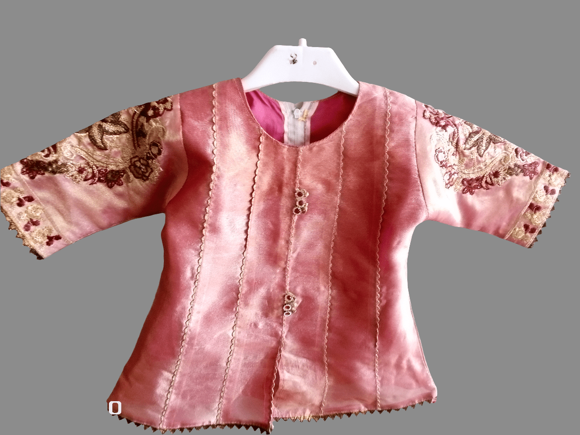 Tea pink shirt with garara Chic and Cheeky Kids wear 